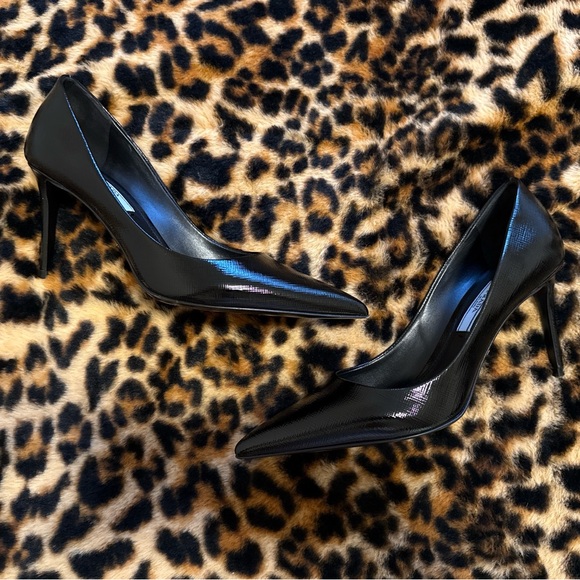 Prada Black Leather Heels - Picture 6 of 9